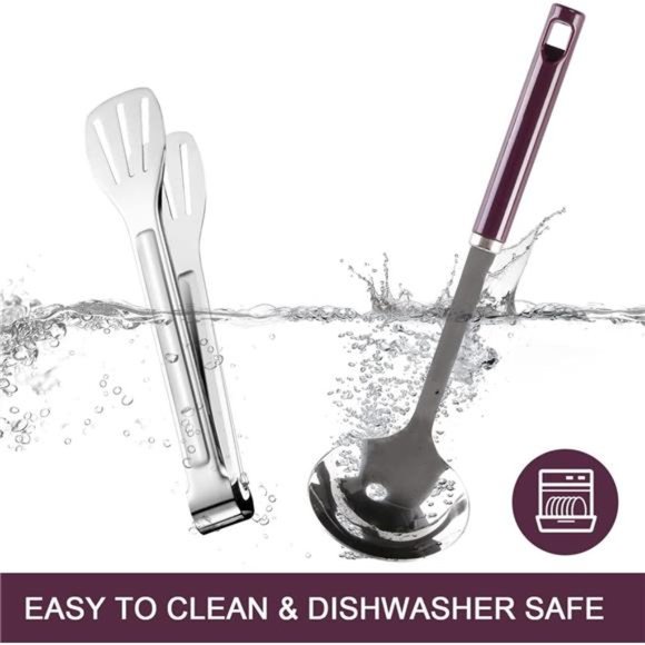 8 Pcs Camping Cookware Utensils Travel Set, Camp Kitchen Utensil Organizer - Picture 4 of 7